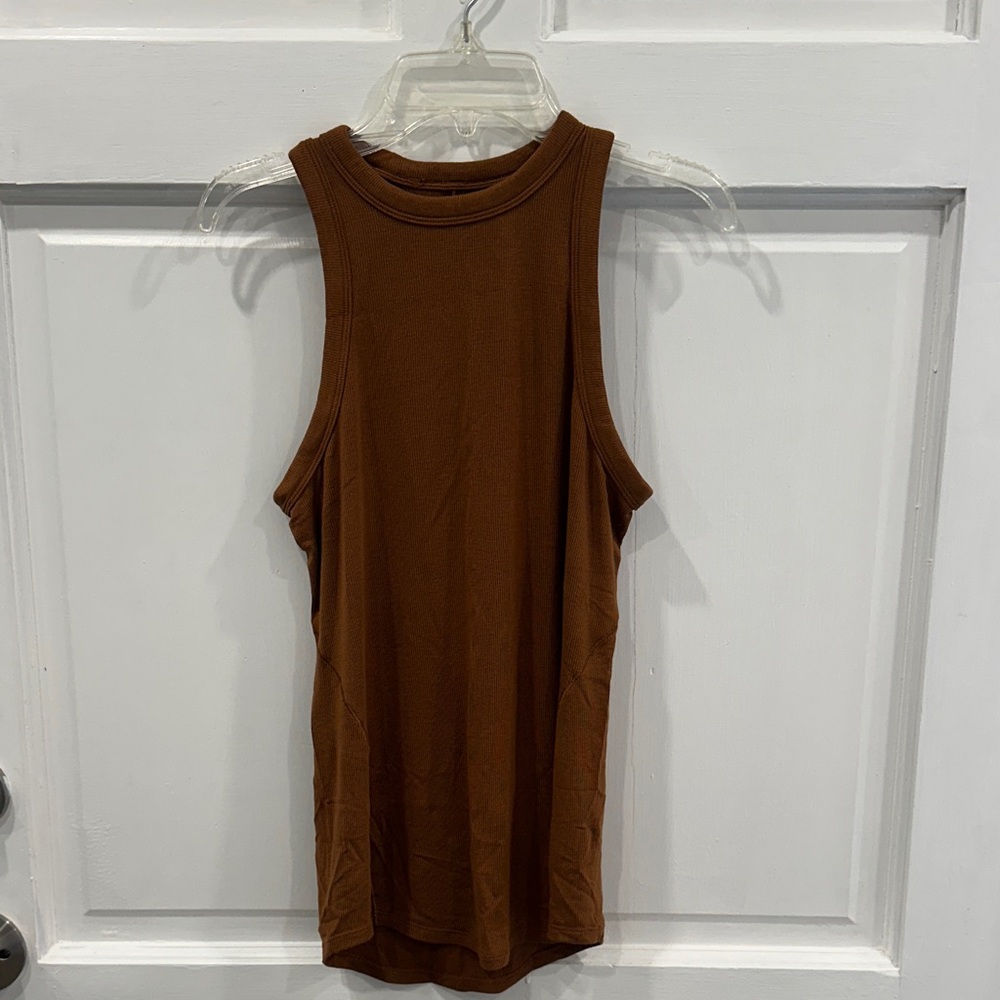 Brown Sleeveless Women's Top